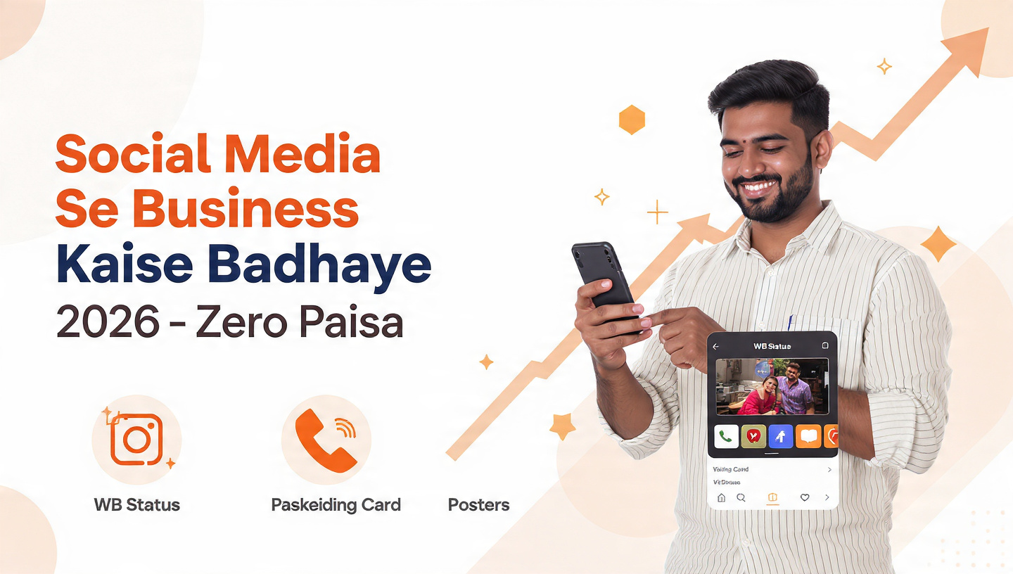 How to Grow Business Using Social Media in 2026 (No Money) | Instagram, WhatsApp, LinkedIn पर बिजनेस कैसे बढ़ाएं – WB Status Free Tools
